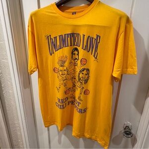 Lakers x Red Hot Chili Peppers Yellow Graphic T-Shirt